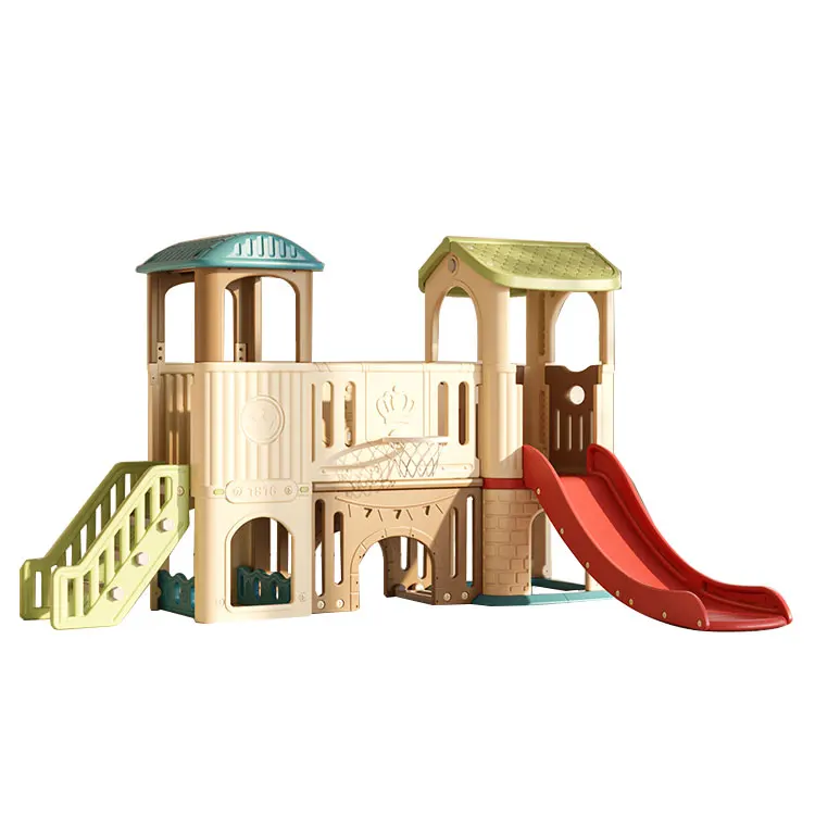 Kids Outdoor Playhouse - Casa de juegos infantil de plástico