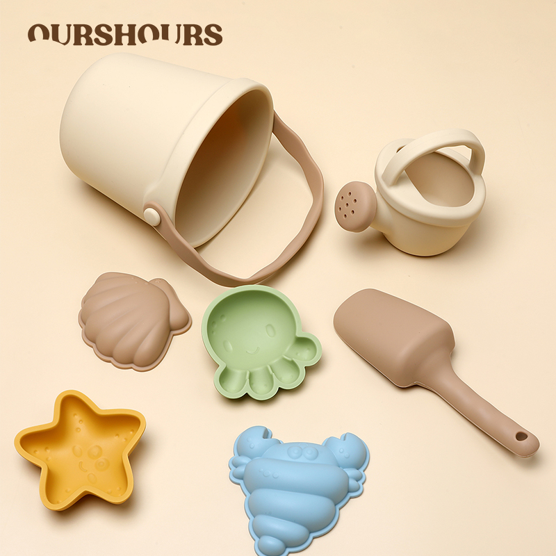 Kids Outdoor Toy Storage - Juego de 7 juguetes de playa