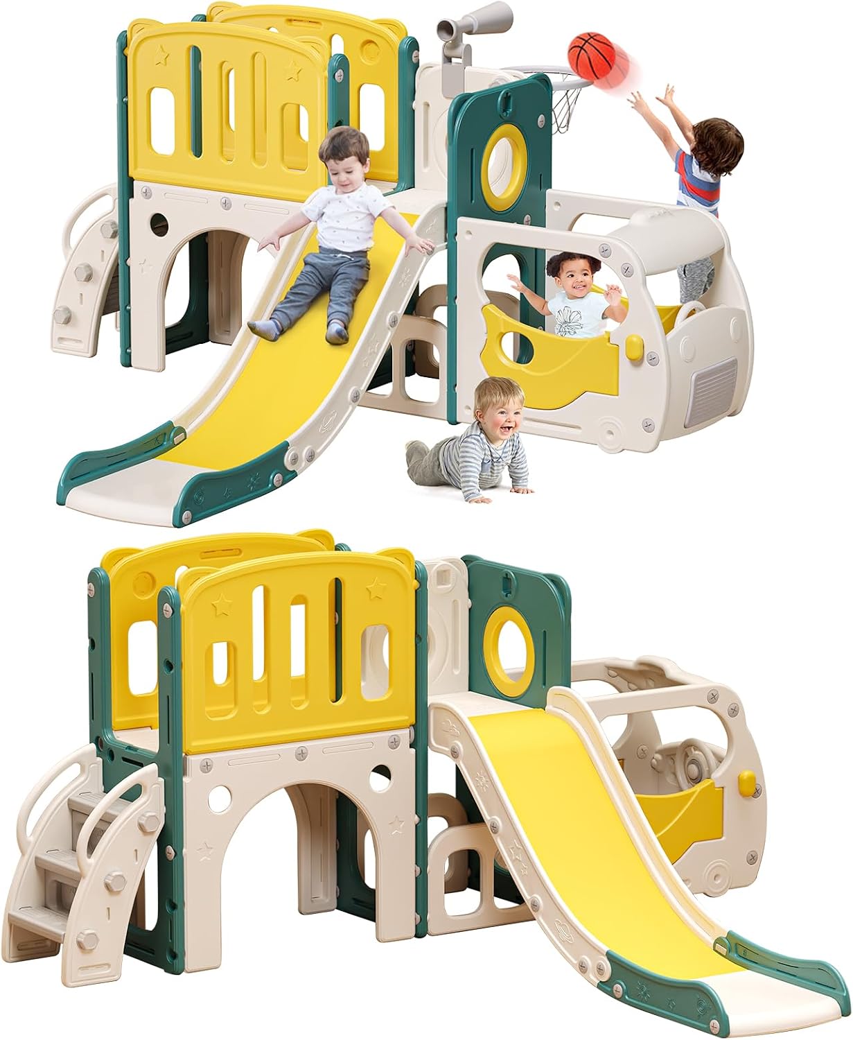 Kids Outdoor Climber - Tobogán para Niños Pequeños, Juego de