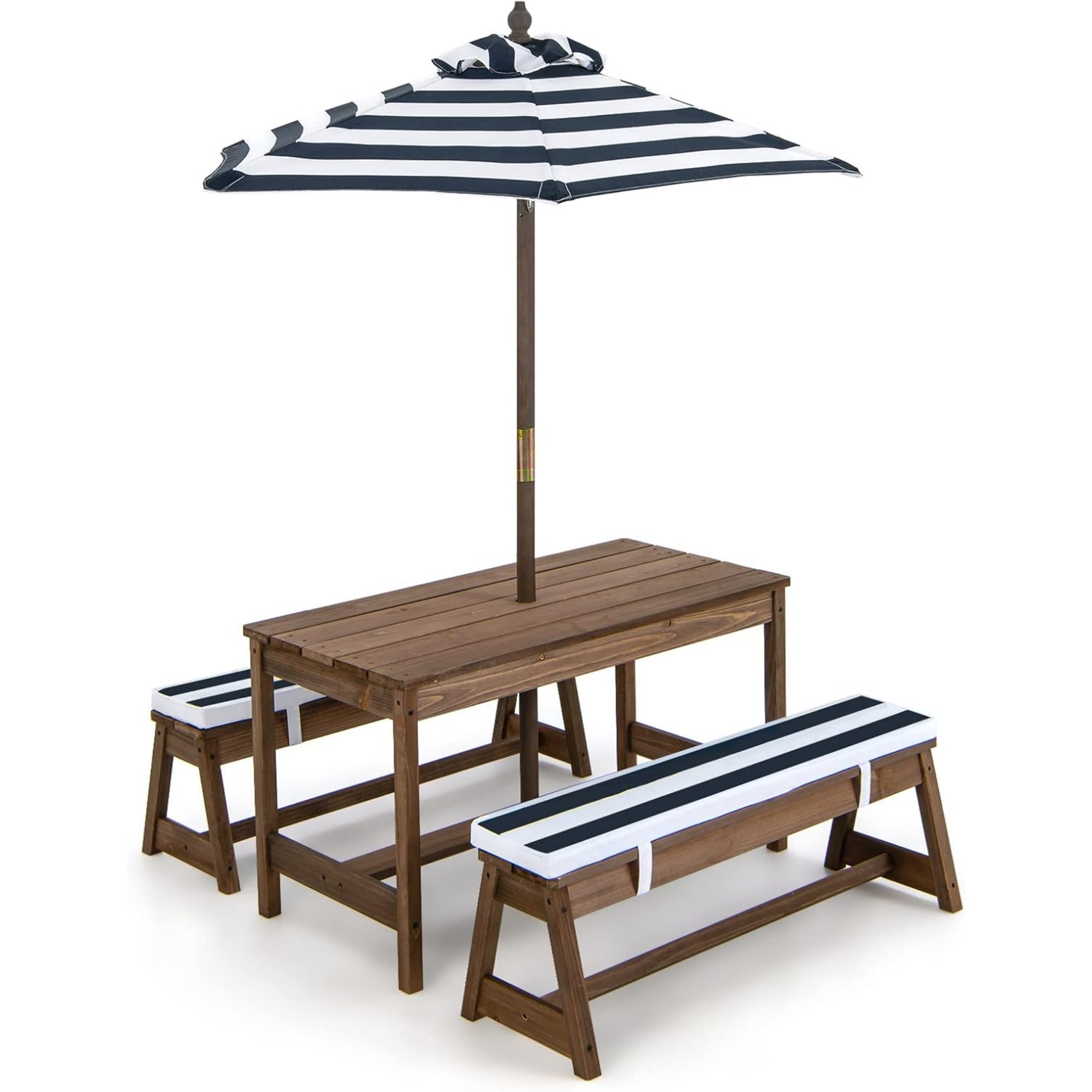Kids Outdoor Bench Table - Mesa de picnic para niños con