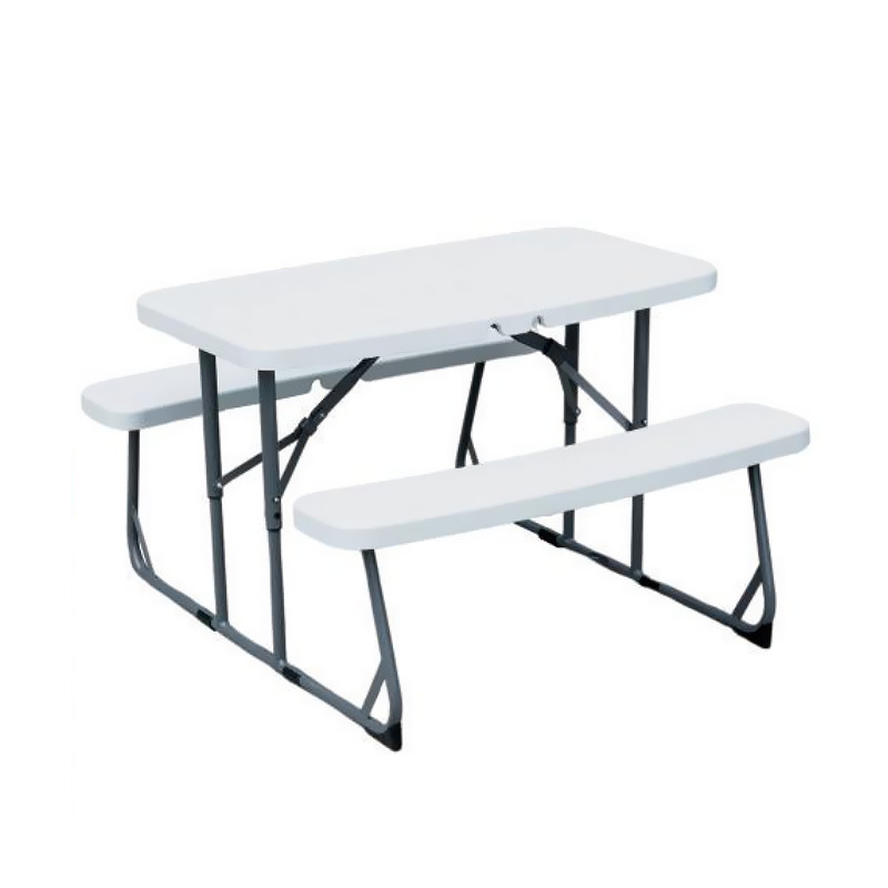 Kids Outdoor Bench Table - Juego de Mesa y Bancos Plegables