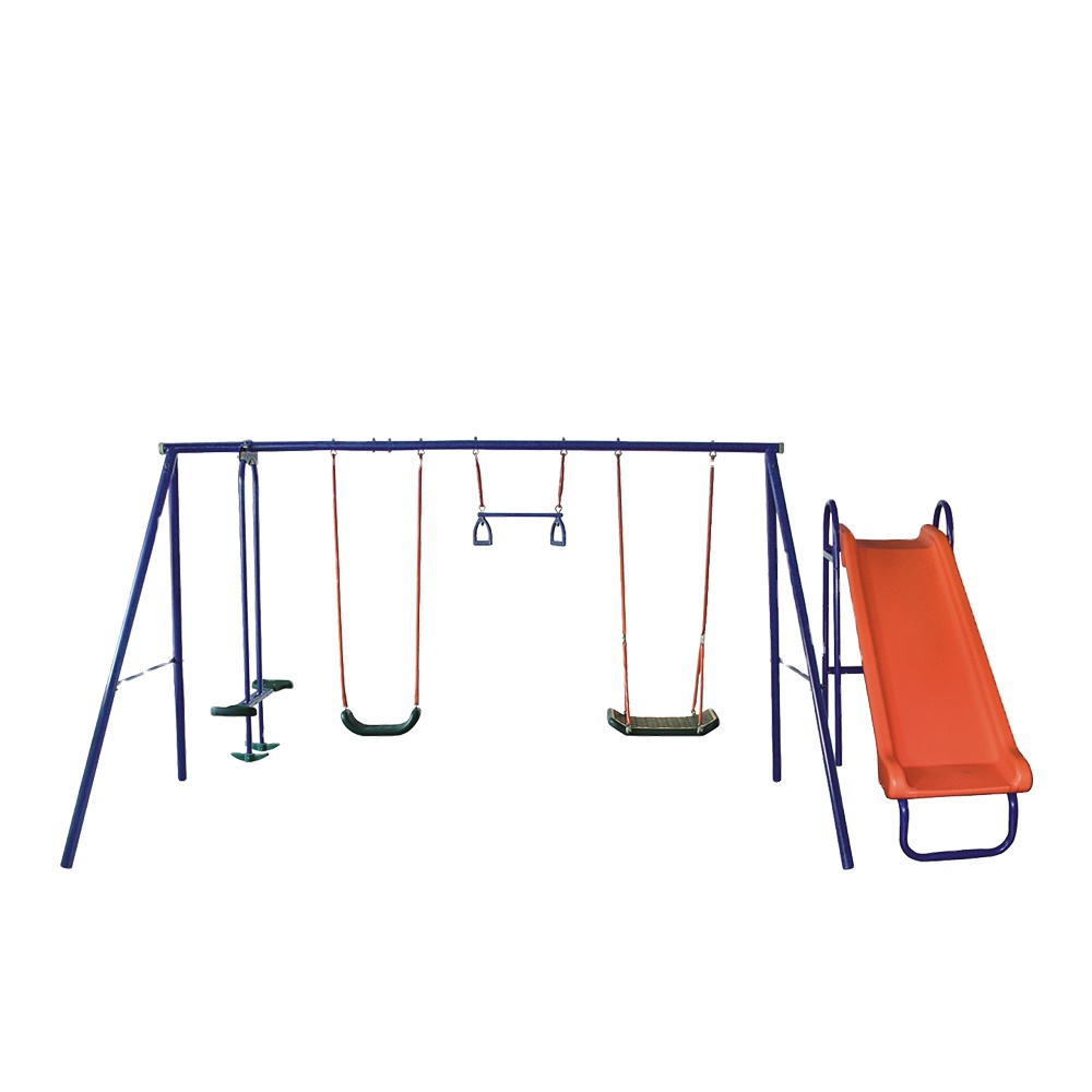 Kids Outdoor Swing Set With Slide - Venta al por mayor: Conjunto de