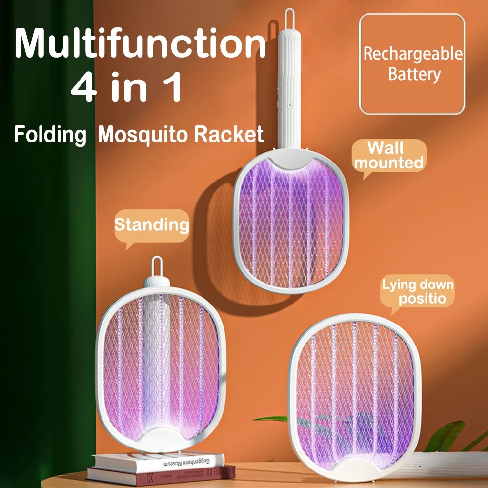 Bug Catching Kit - Matamosquitos Eléctrico 3000V Recargable por USB,