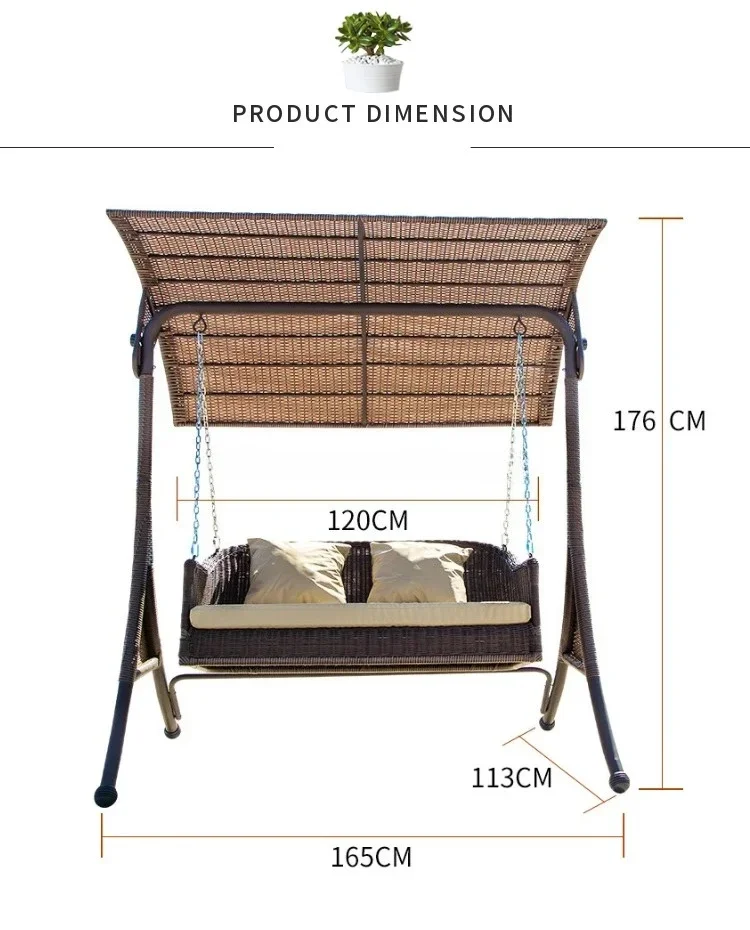 Kids Outdoor Lounge Chair - Gran oferta, hamaca columpio de ratán