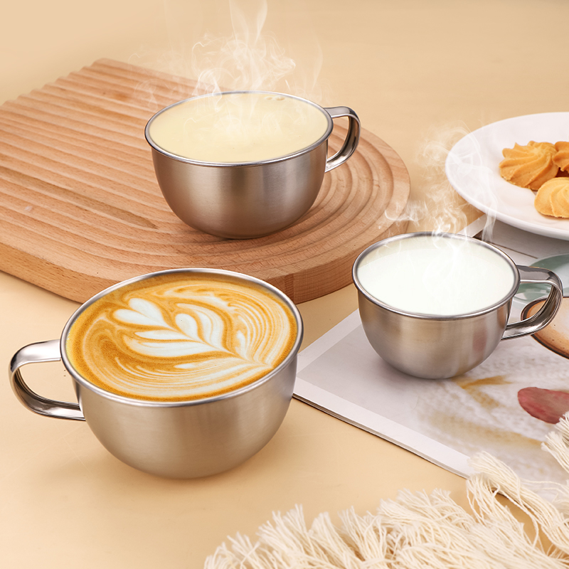 Kids.Outdoor Utensils - Taza de acero inoxidable 304, taza