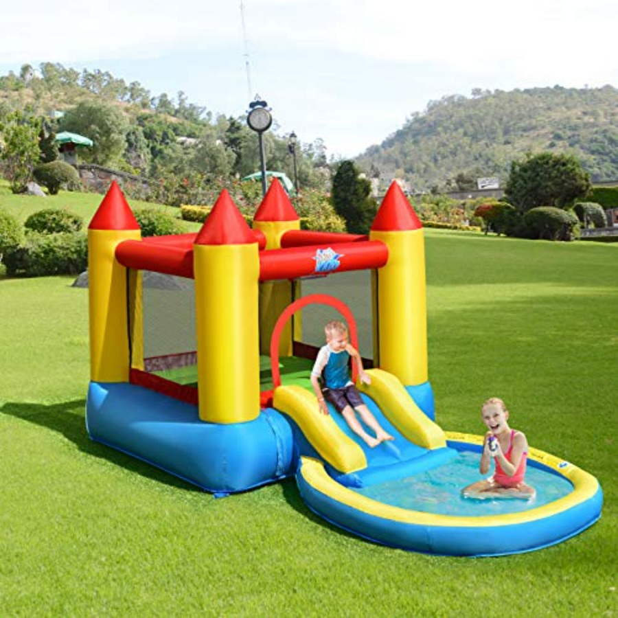 Kids Outdoor Area - Casa inflable para niños de 3