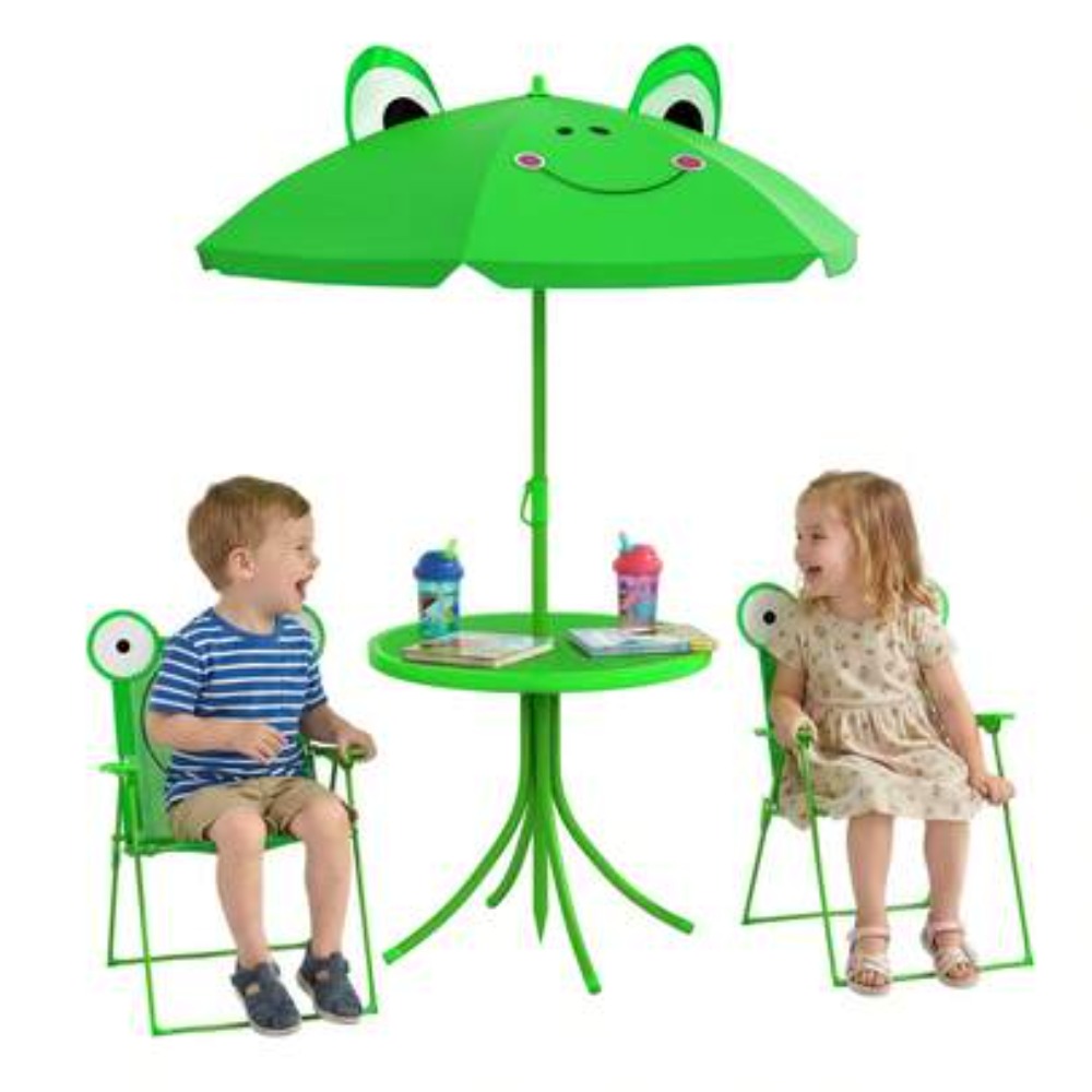 Kids Outdoor Chair And Table - Juego de mesa y sillas para
