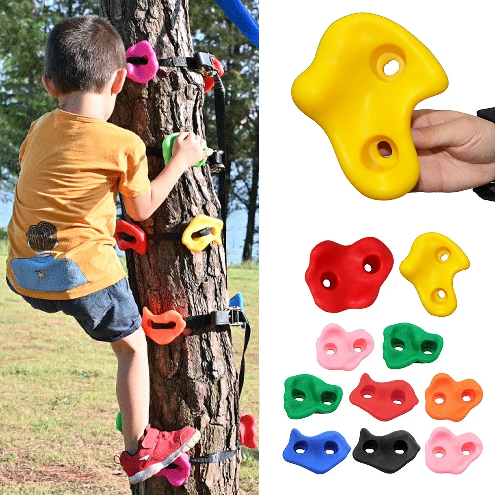 Kids Outdoor Climber - 10 piezas de Agarraderas de Plástico