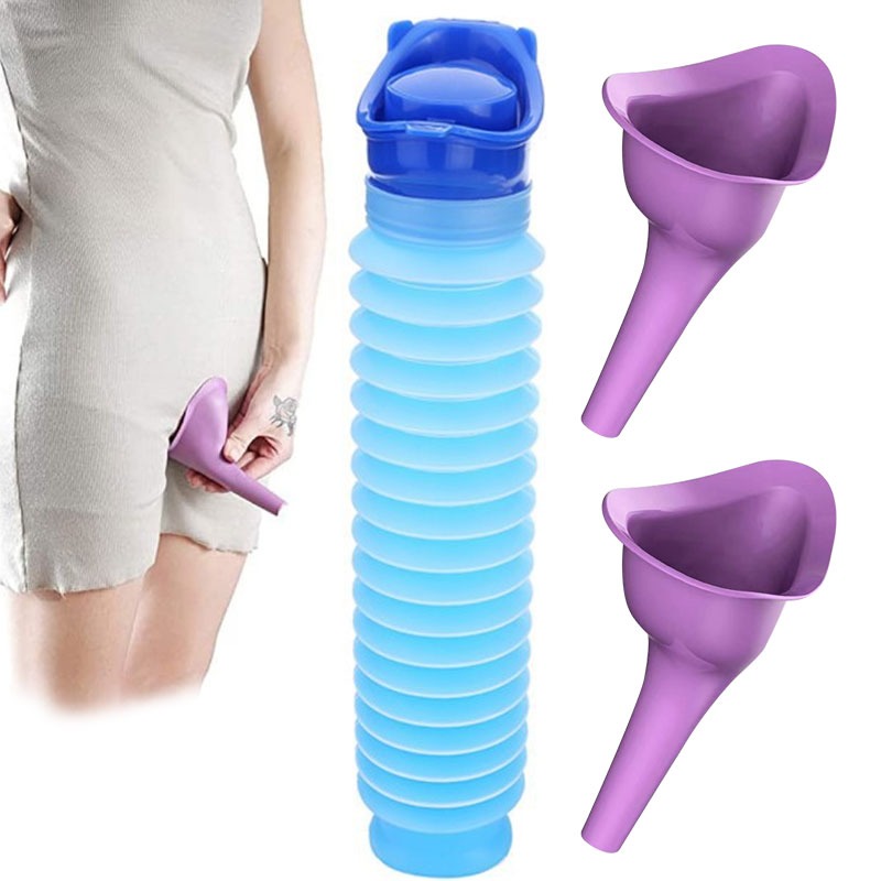 Kids Outdoor Urinal - Orinal portátil retráctil para coche y