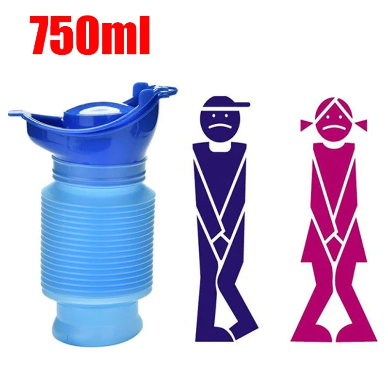 Kids Outdoor Urinal - Urinario portátil para adultos de 750ml,