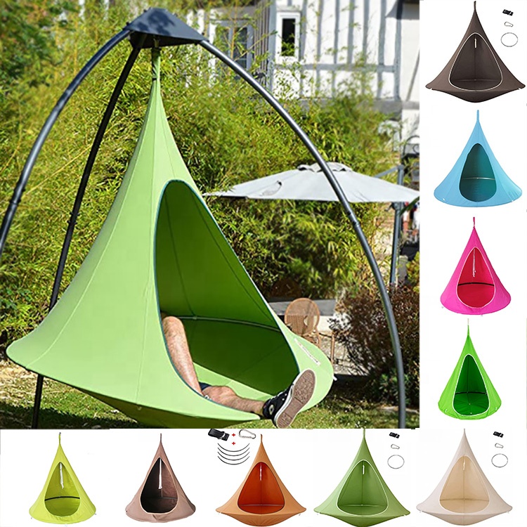 Kids Outdoor Teepee - Tienda colgante impermeable para acampar al