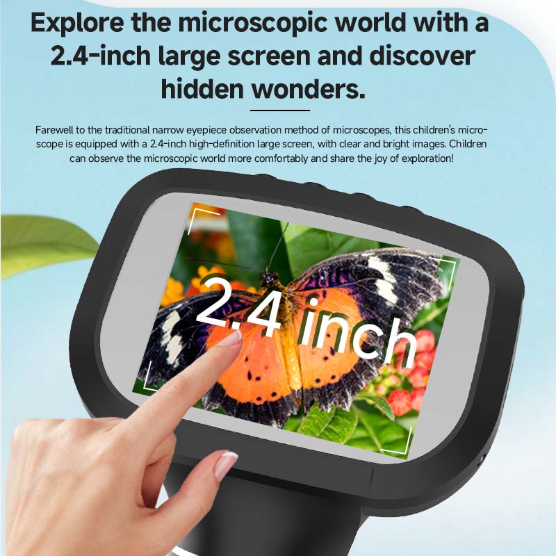 Microscopio de Mano de 2.4 Pul - Kids.Outdoor Utensils reseña y precio