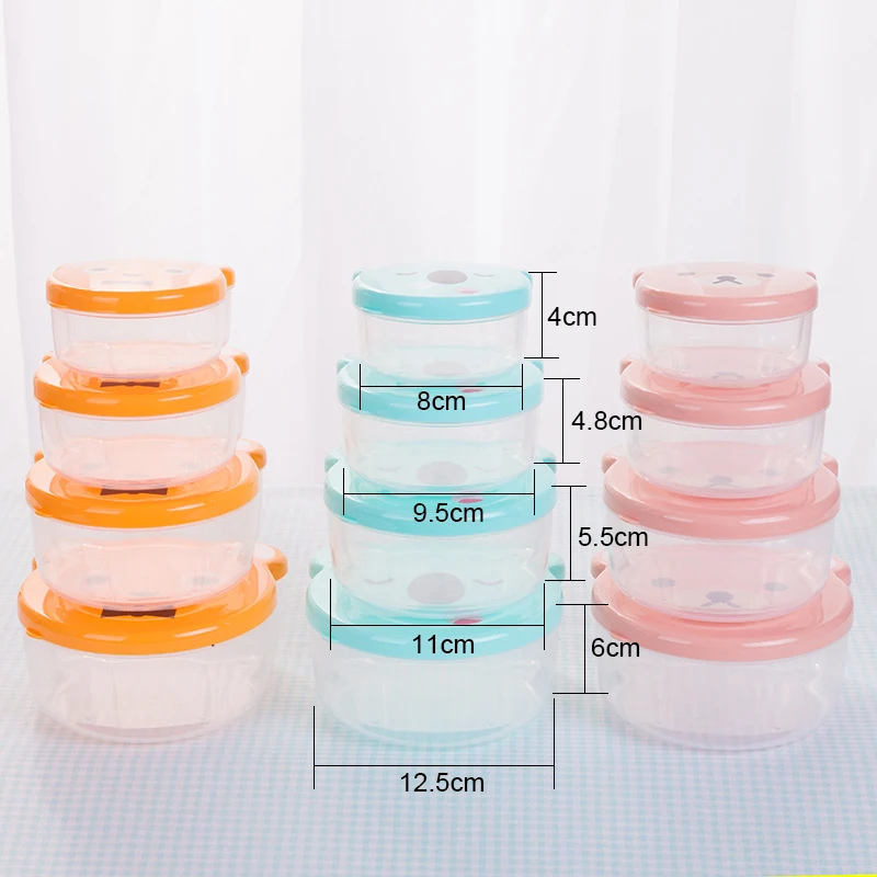 4 unids/set caja Bento de plás - Kids.Outdoor Utensils reseña y precio