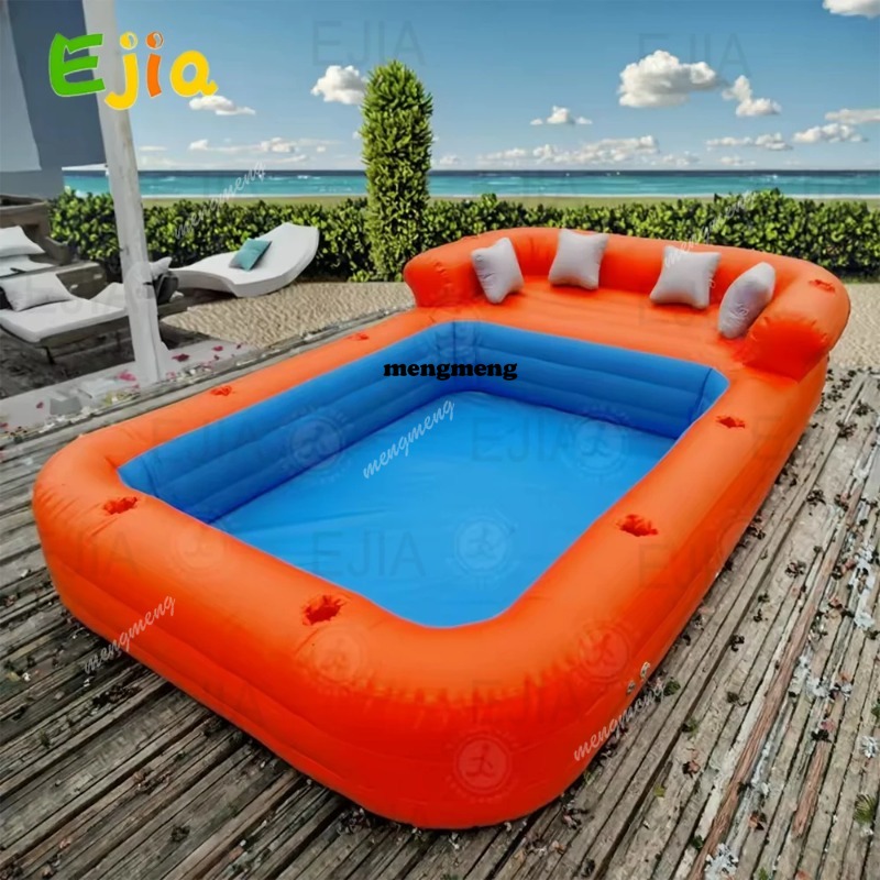 Sofá Inflable Grande de 16 pie - Kids Outdoor Lounge Chair reseña y precio
