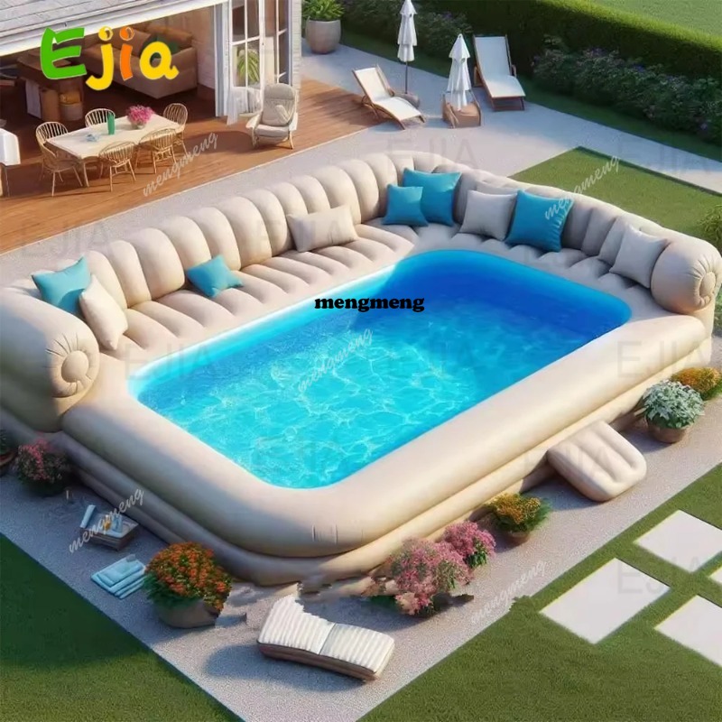 Sofá Inflable Grande de 16 pie - Kids Outdoor Lounge Chair reseña y precio