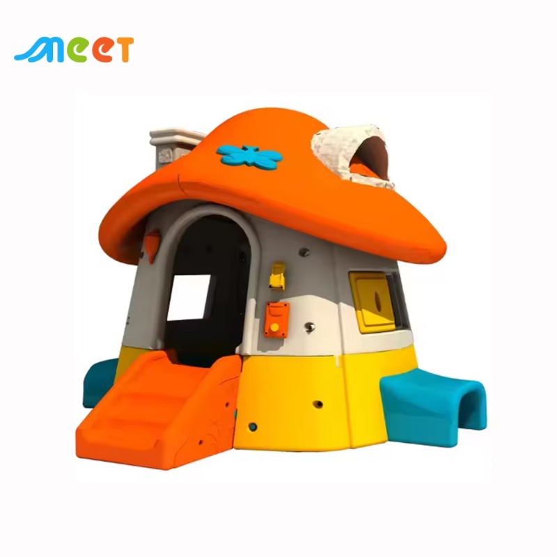 Casa patio trasero área de jue - Kids Outdoor Playhouse reseña y precio