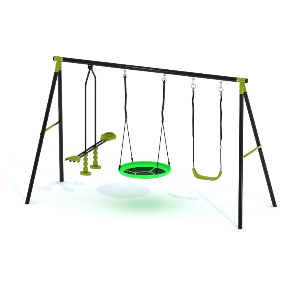 Set de Columpio, Tobogán y Esc - Kids Outdoor Swing Set With Slide reseña y precio
