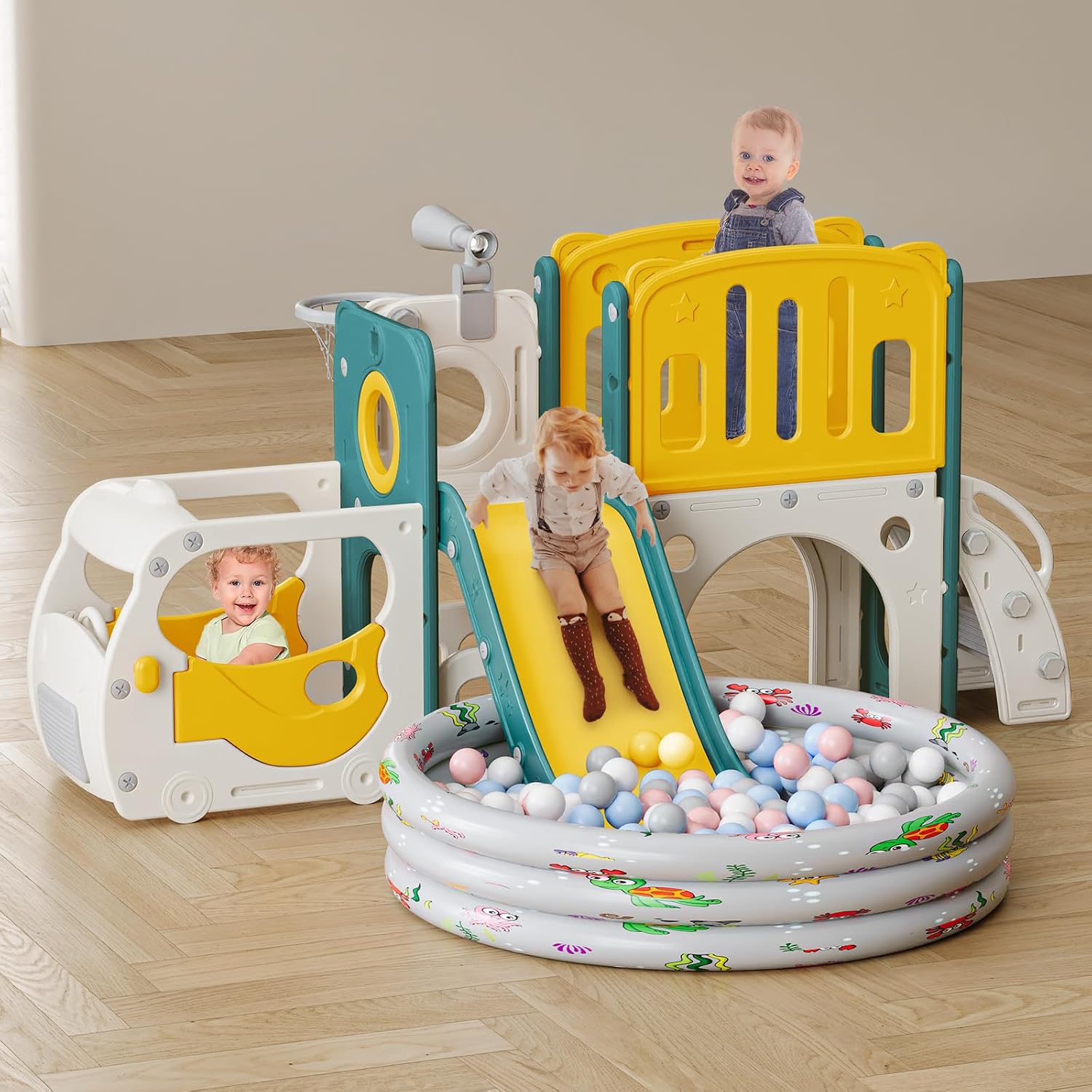 Tobogán para Niños Pequeños, J - Kids Outdoor Climber reseña y precio