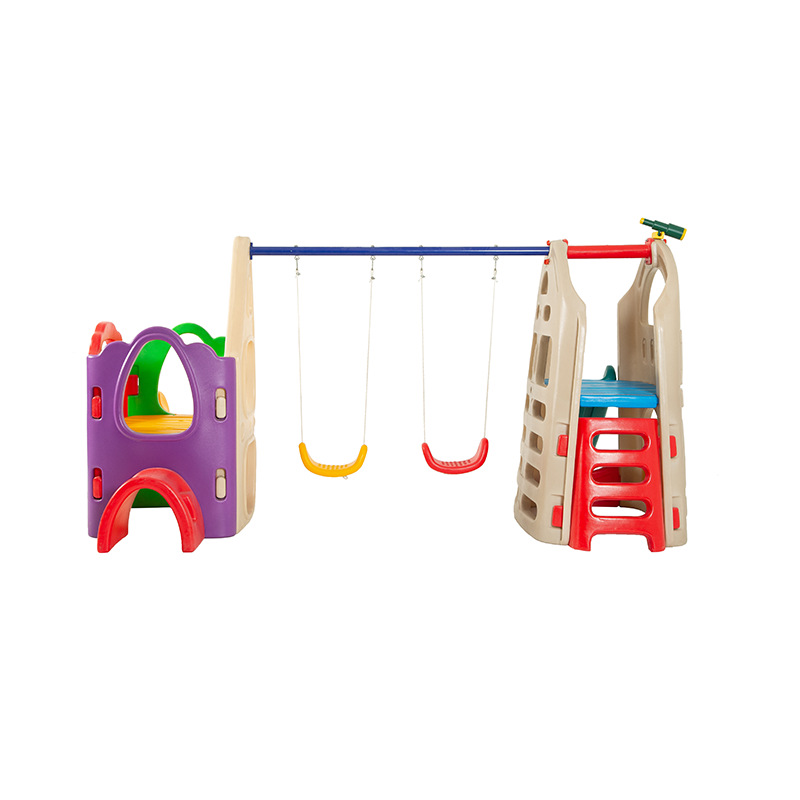 Parque infantil de doble tobog - Kids Outdoor Swing Set With Slide reseña y precio
