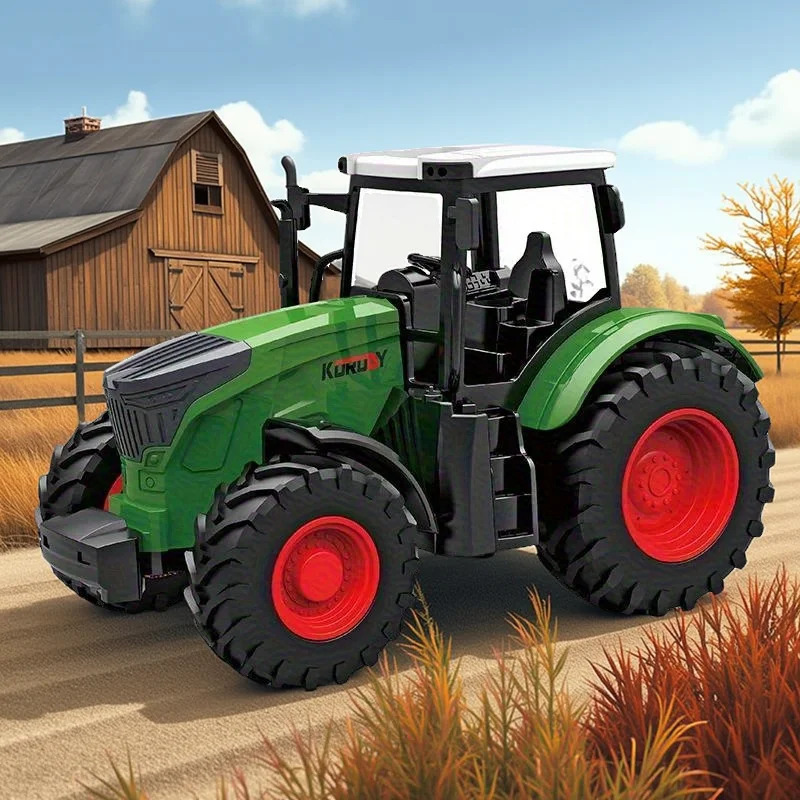 Tractor Agrícola Inercial 1:24 - Kids Outdoor Gifts reseña y precio