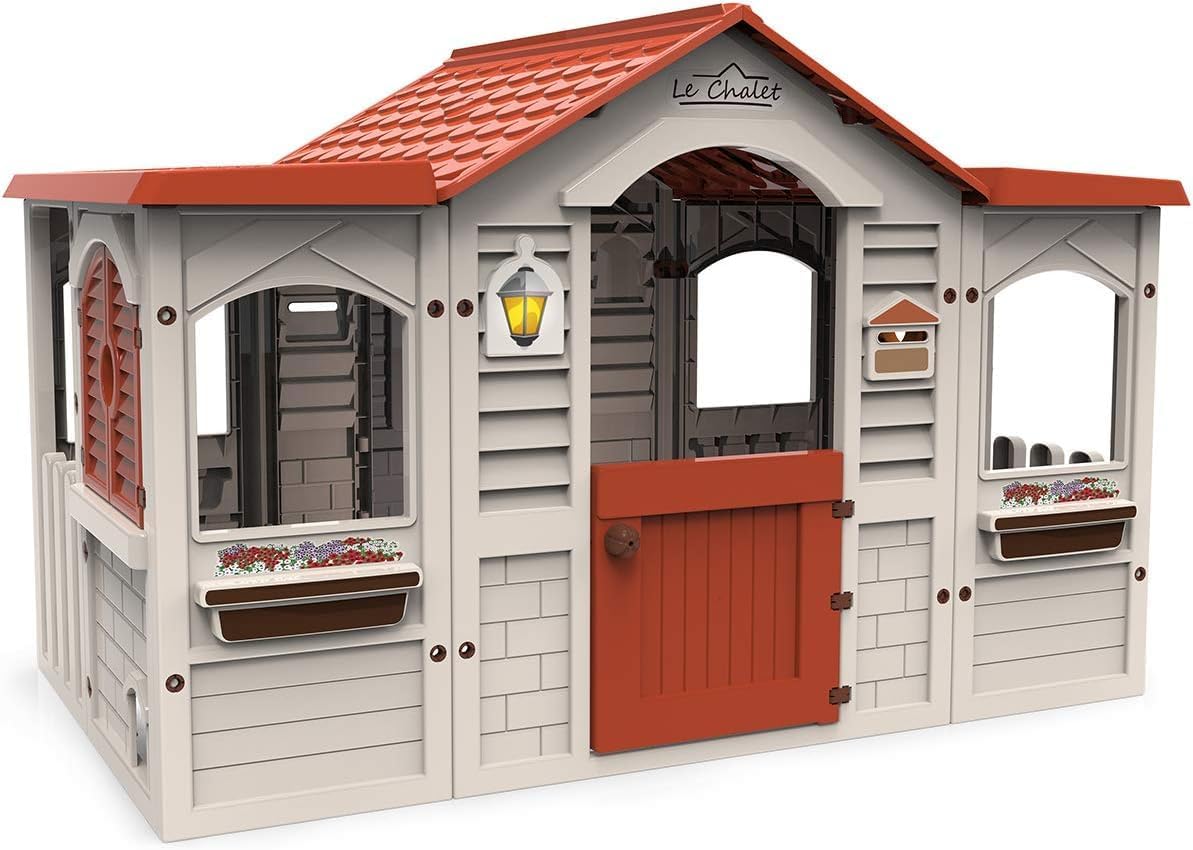 Casa de Juegos Le Chalet Grand - Kids Outdoor Playhouse reseña y precio