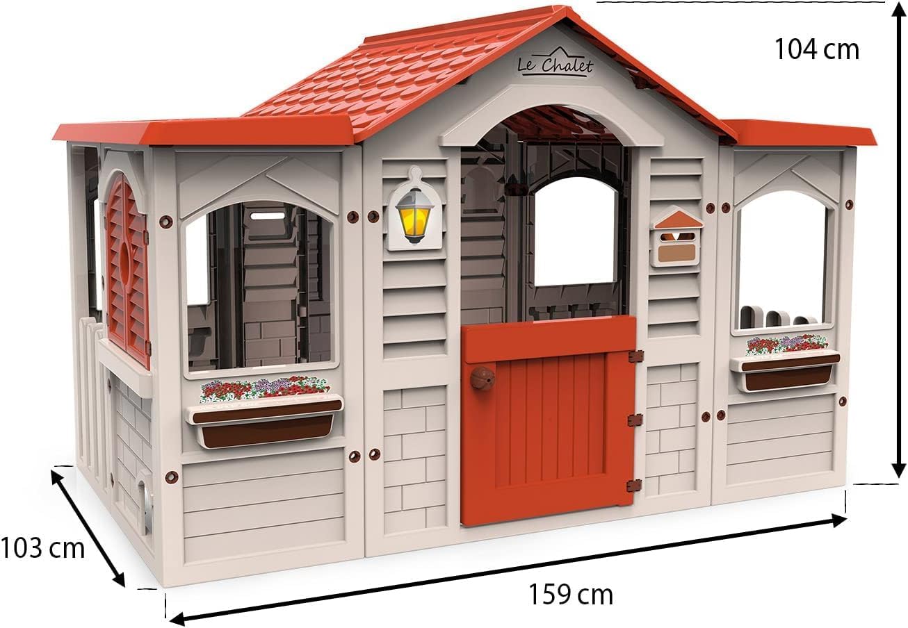 Casa de Juegos Le Chalet Grand - Kids Outdoor Playhouse reseña y precio