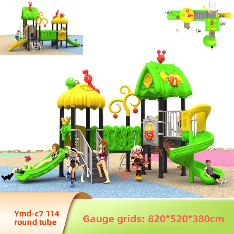 Equipo comercial de fábrica pa - Kids Outdoor Swing Set With Slide reseña y precio