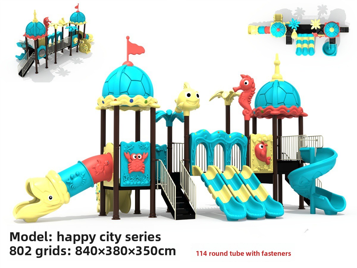 Equipo comercial de fábrica pa - Kids Outdoor Swing Set With Slide reseña y precio