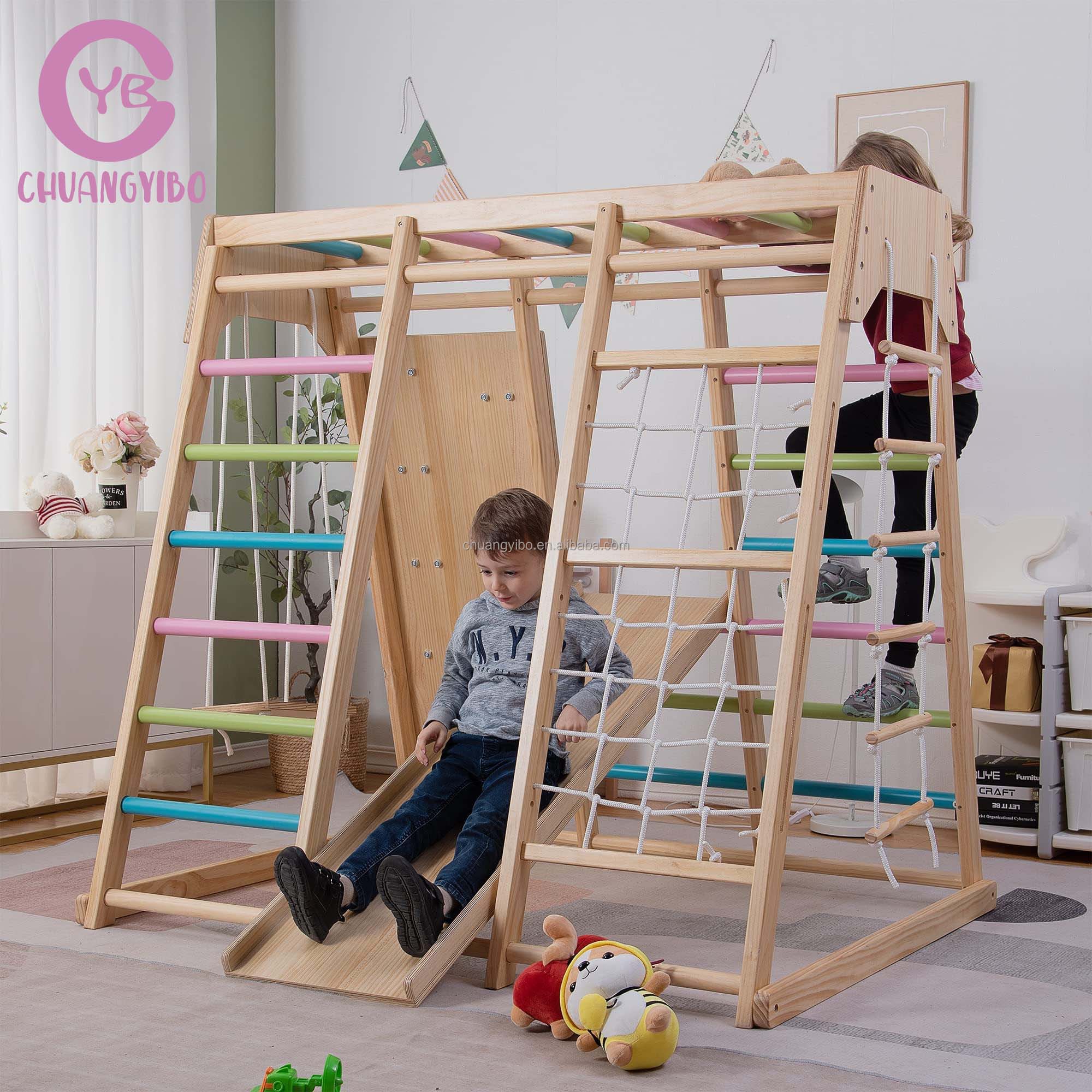 Productos para Parques de Dive - Kids Outdoor Swing Set With Slide reseña y precio