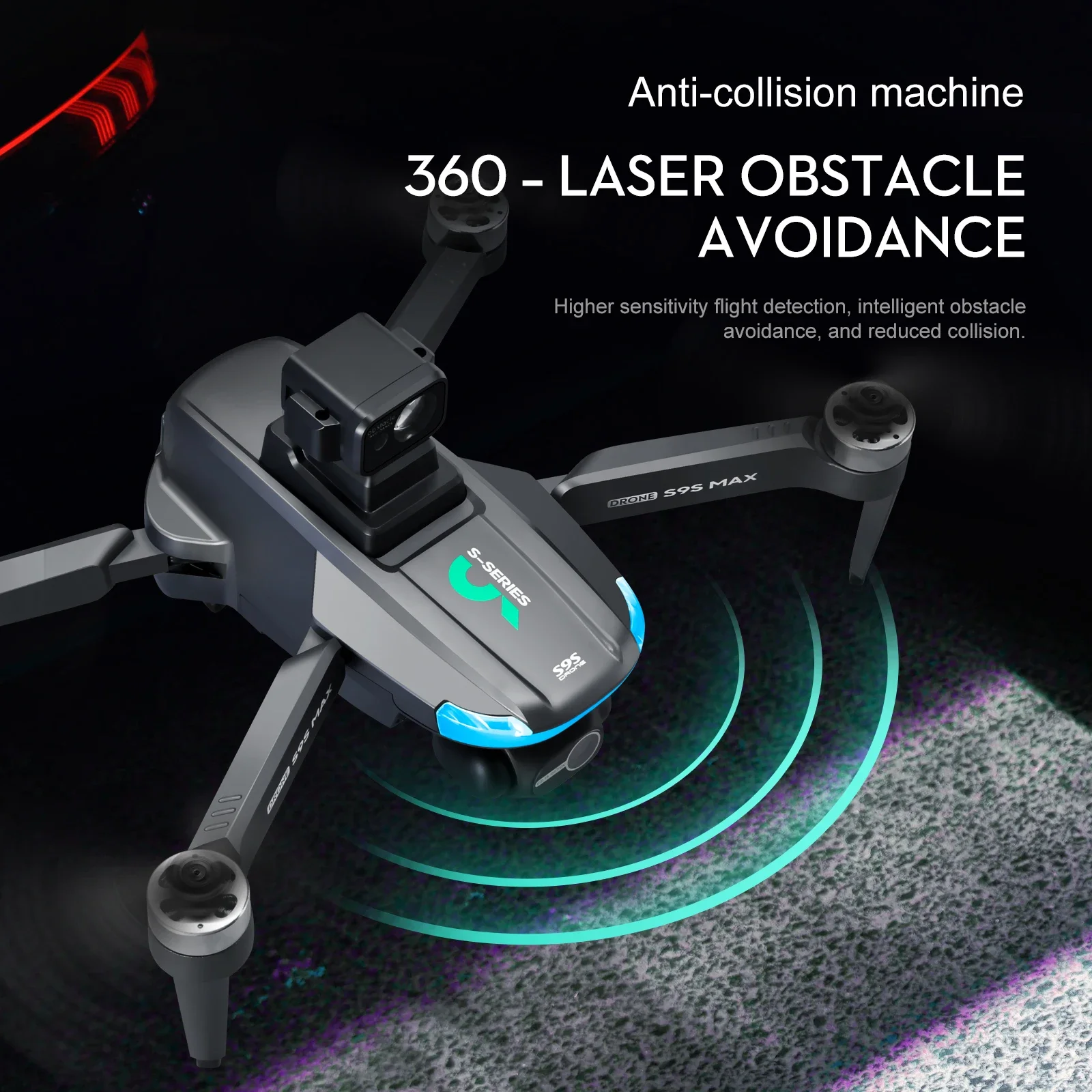 Nuevo S9S MAX MINI Drone 4K 2  - Kids Outdoor Toy Storage reseña y precio