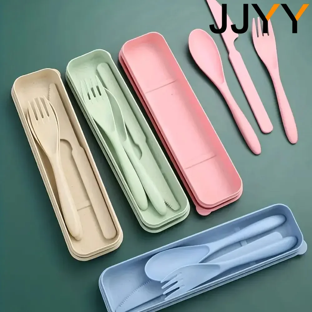Juego de cubiertos portátiles, - Kids.Outdoor Utensils reseña y precio