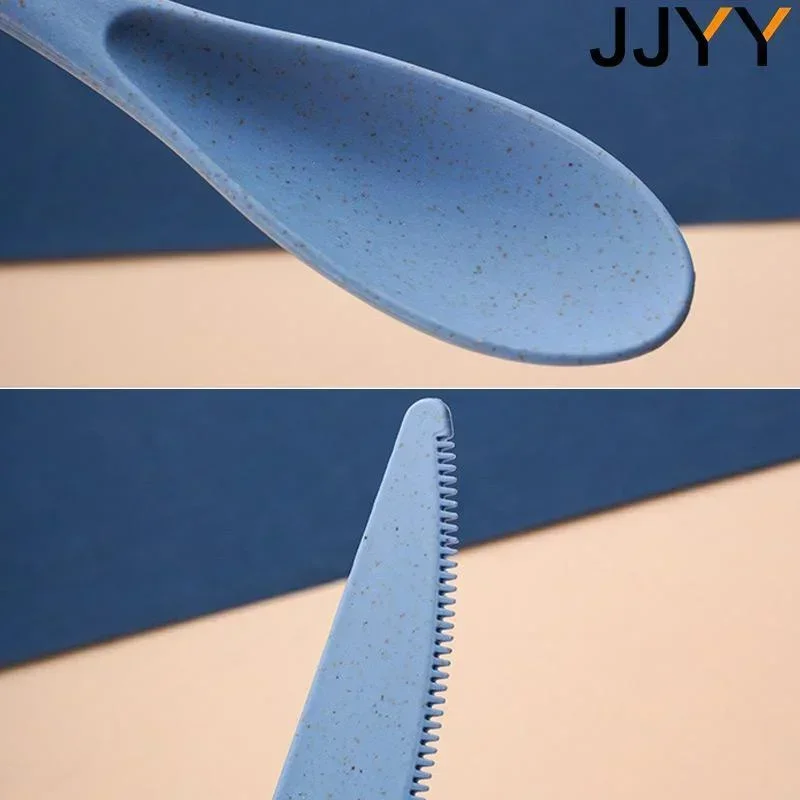 Juego de cubiertos portátiles, - Kids.Outdoor Utensils reseña y precio