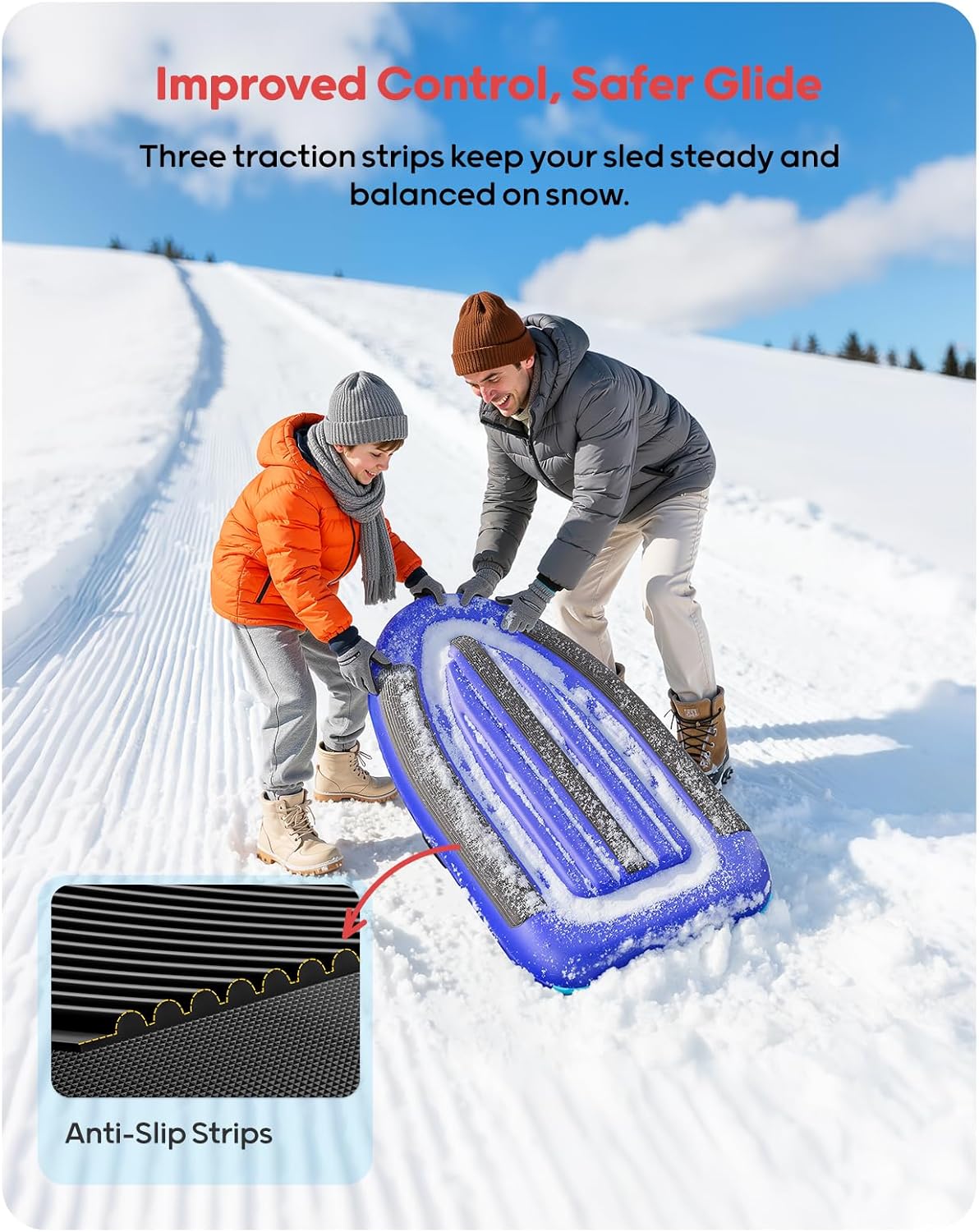 Trineo de Nieve Inflable de PV - Kids Outdoor Gifts reseña y precio