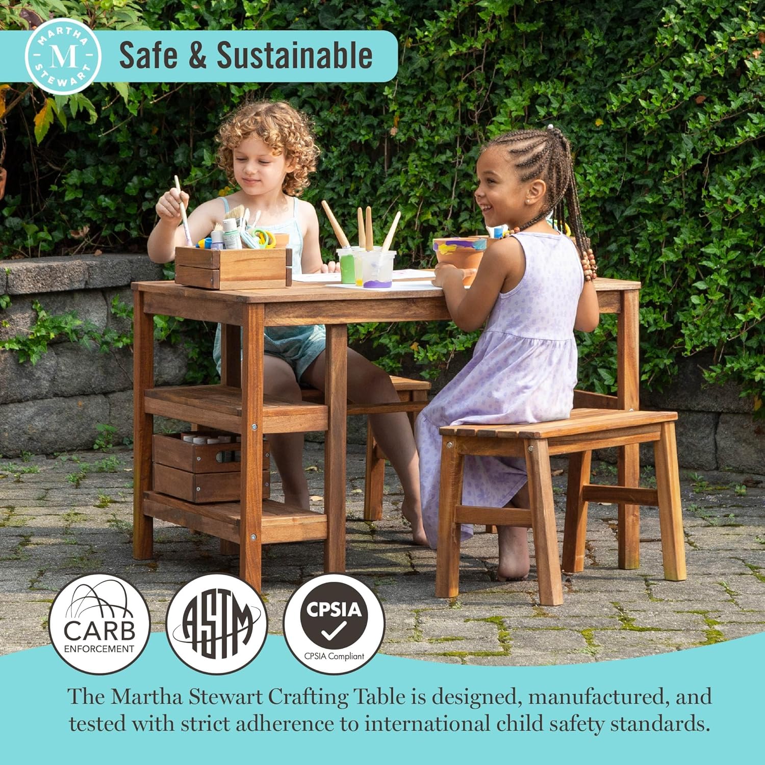 Mesa de Actividades para Niños - Kids Outdoor Bench Table reseña y precio