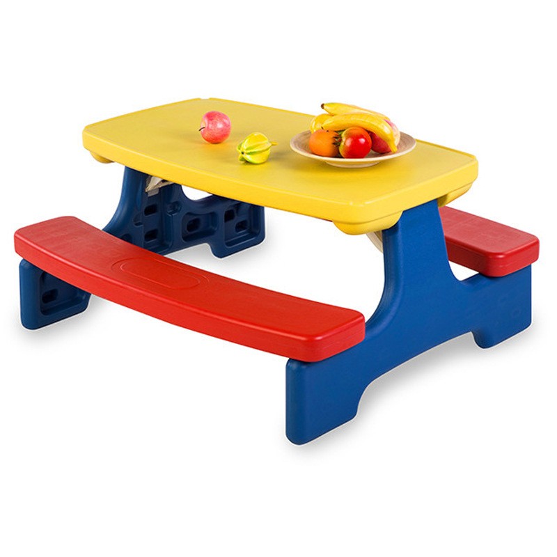 LazyChild Mesa y sillas plegab - Kids Outdoor Table And Chairs With Umbrella reseña y precio
