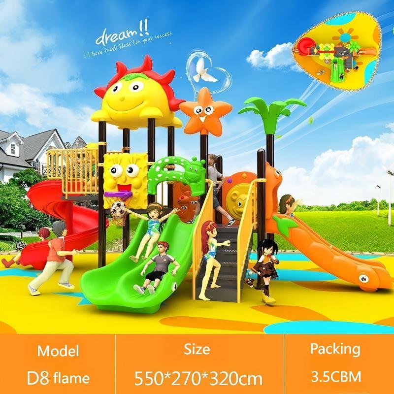 Columpio de Acero y Plástico p - Kids Outdoor Swing Set With Slide reseña y precio
