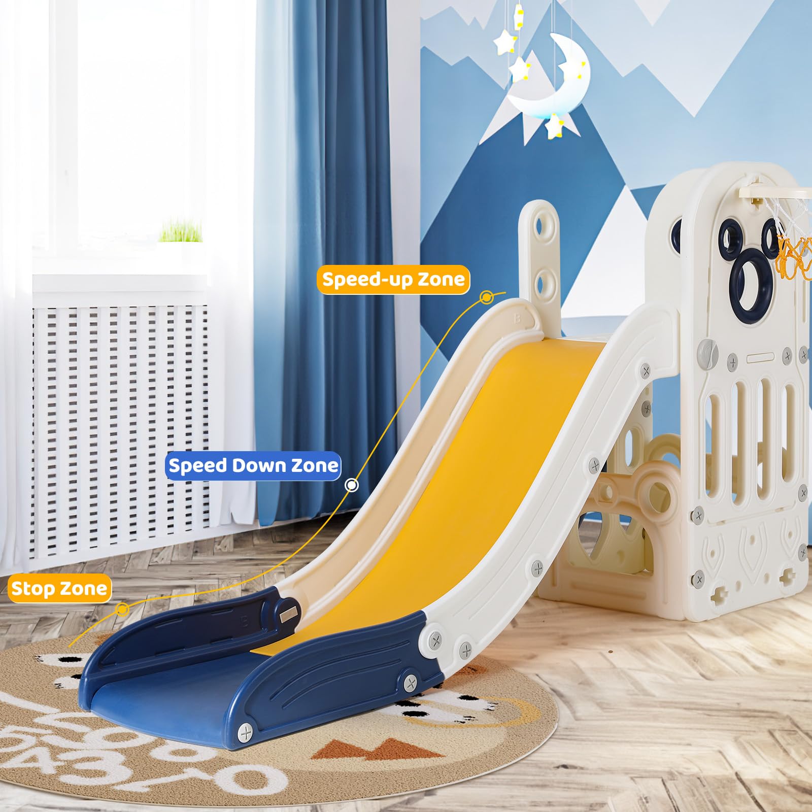 Juego de Tobogán 6 en 1 para N - Kids Outdoor Climber reseña y precio
