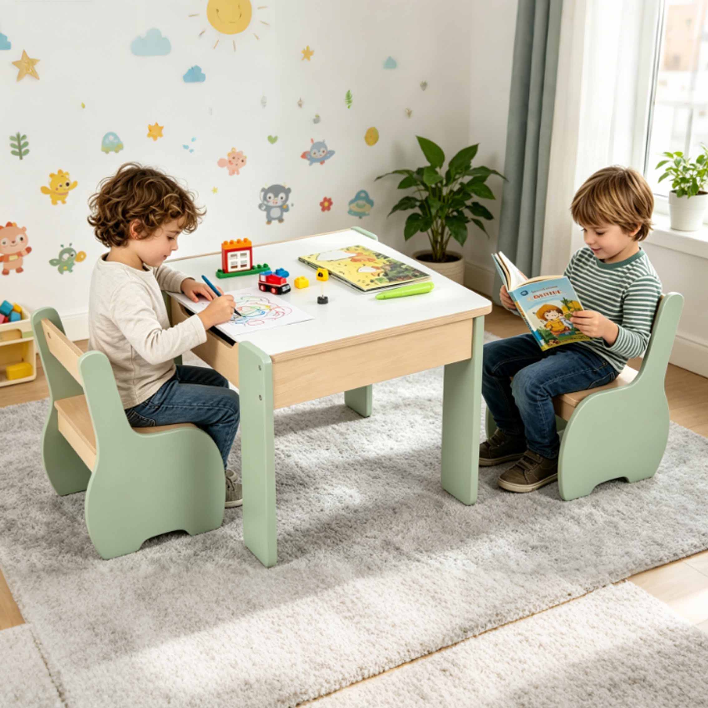 Juego de Mesa y Sillas de Made - Kids Outdoor Chair And Table reseña y precio