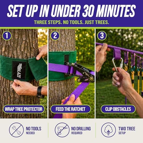 Circuito de Obstáculos para Ni - Kids Outdoor Monkey Bars reseña y precio