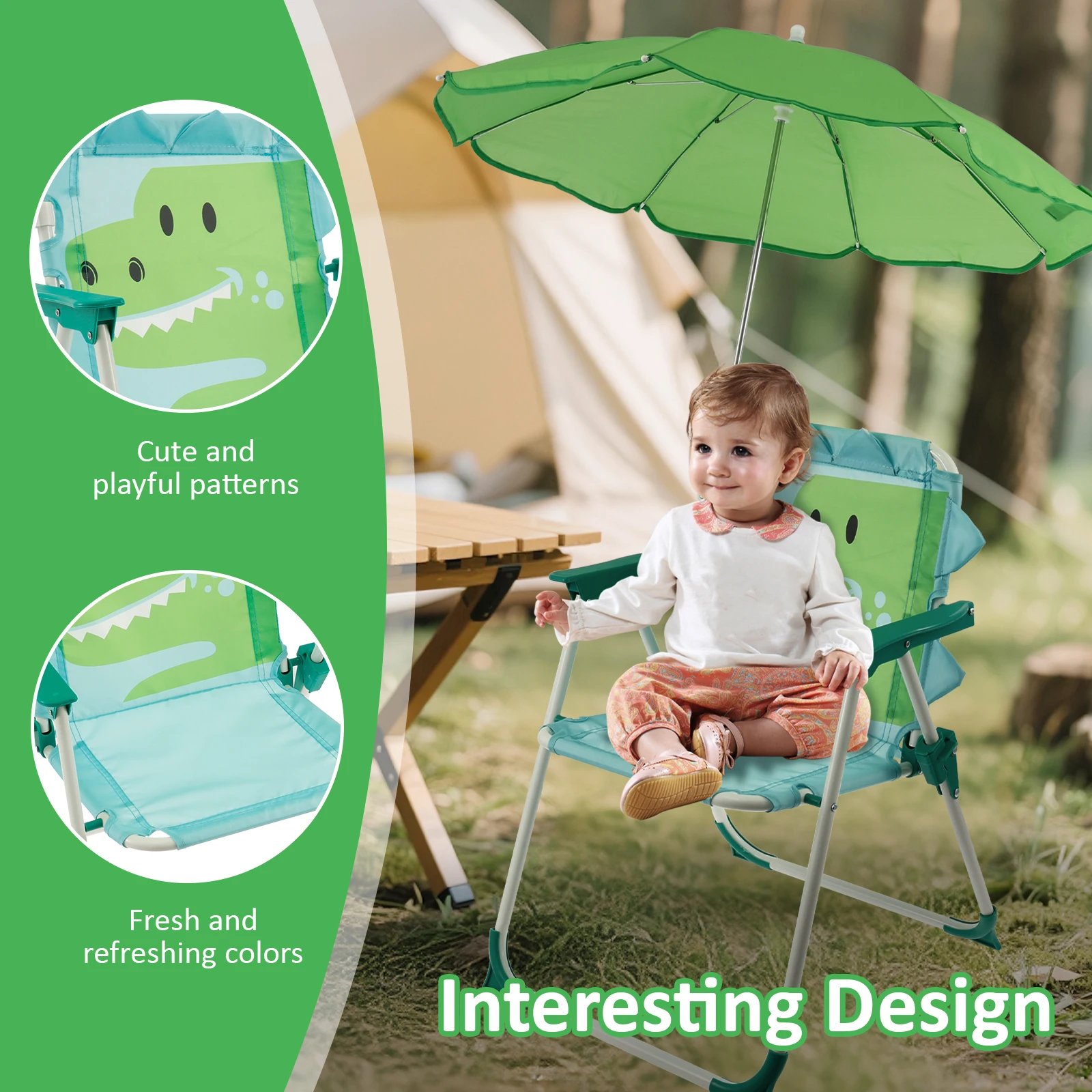 Silla de playa plegable para n - Kids Outdoor Lounge Chair reseña y precio