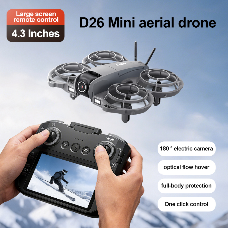 Dron D26 4K Aéreo HD 180 °   D - Kids Outdoor Toy Storage reseña y precio