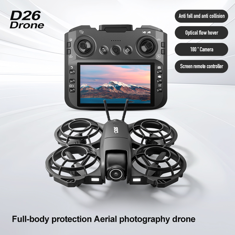 Dron D26 4K Aéreo HD 180 °   D - Kids Outdoor Toy Storage reseña y precio