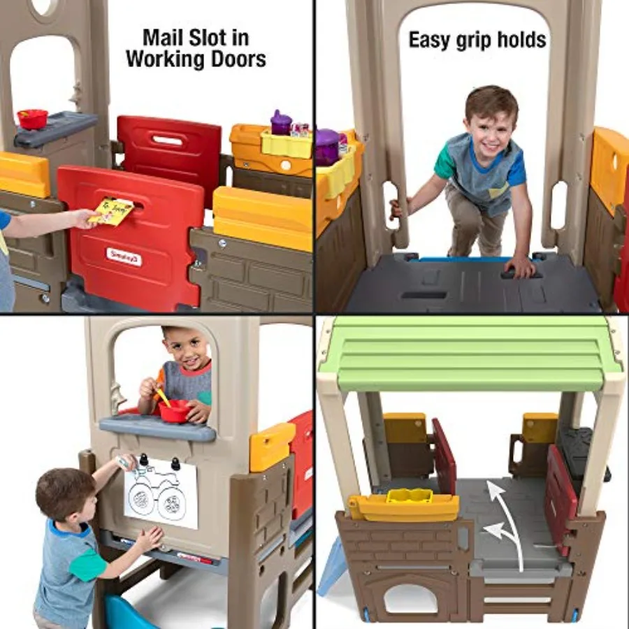 Casita de Juegos Young Explore - Kids Outdoor Playhouse reseña y precio