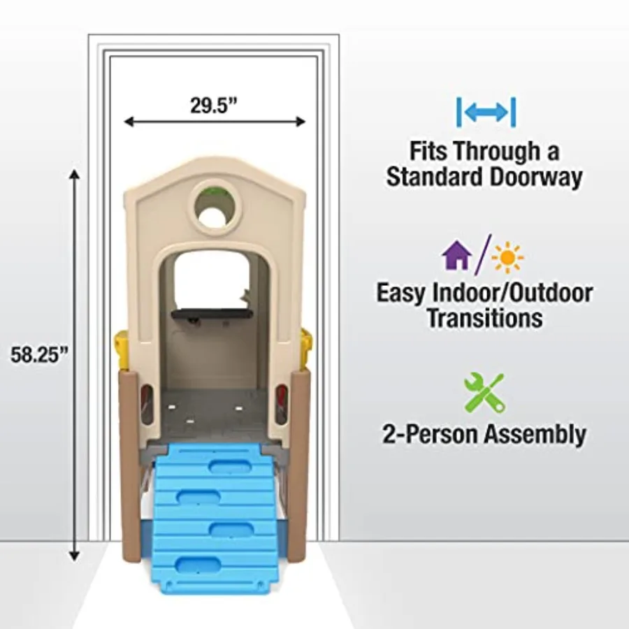Casita de Juegos Young Explore - Kids Outdoor Playhouse reseña y precio