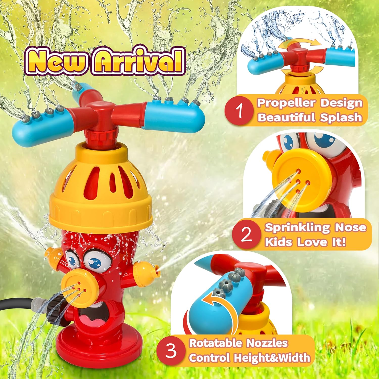 Juguete de Rociador de Agua co - Kids Outdoor Yard Toys reseña y precio