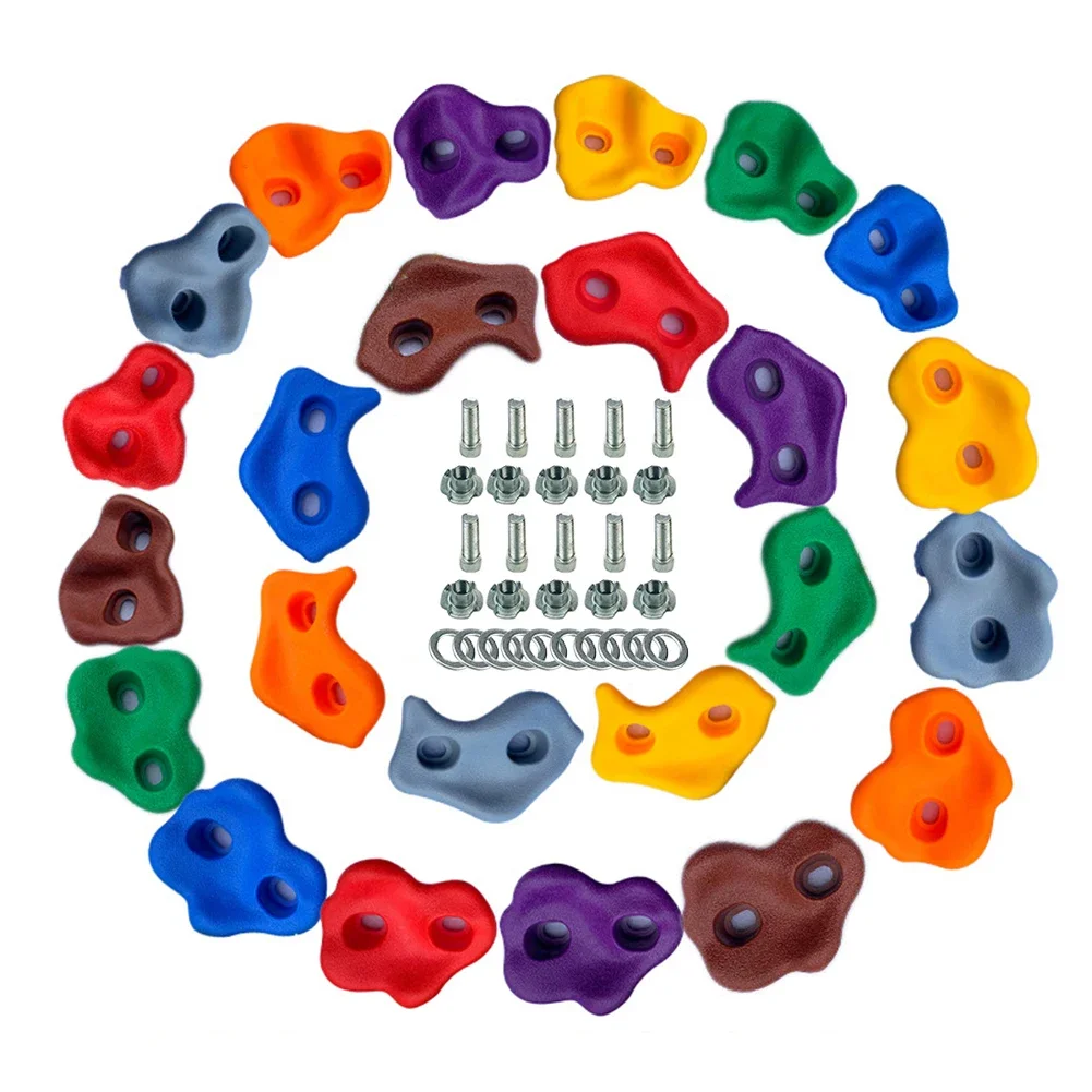 10 piezas de Agarraderas de Pl - Kids Outdoor Climber reseña y precio