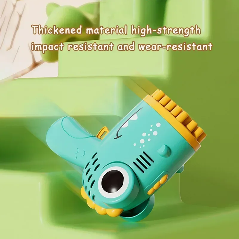 Pistola de burbujas de dinosau - Kids Outdoor Easter Gifts reseña y precio