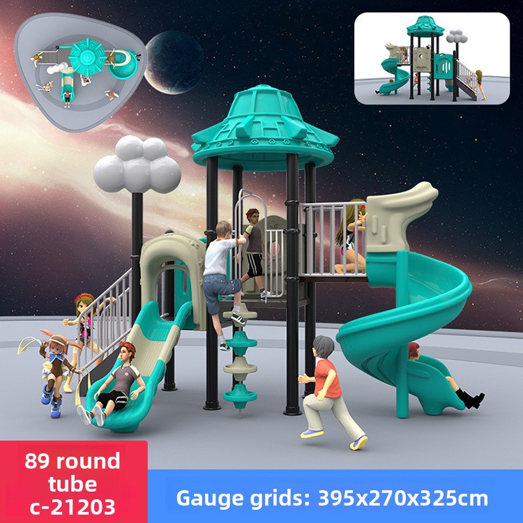 Equipo comercial de fábrica pa - Kids Outdoor Swing Set With Slide reseña y precio