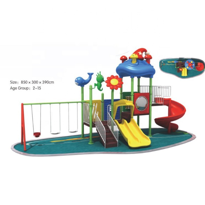 Juego de columpio y tobogán pa - Kids Outdoor Swing Set With Slide reseña y precio