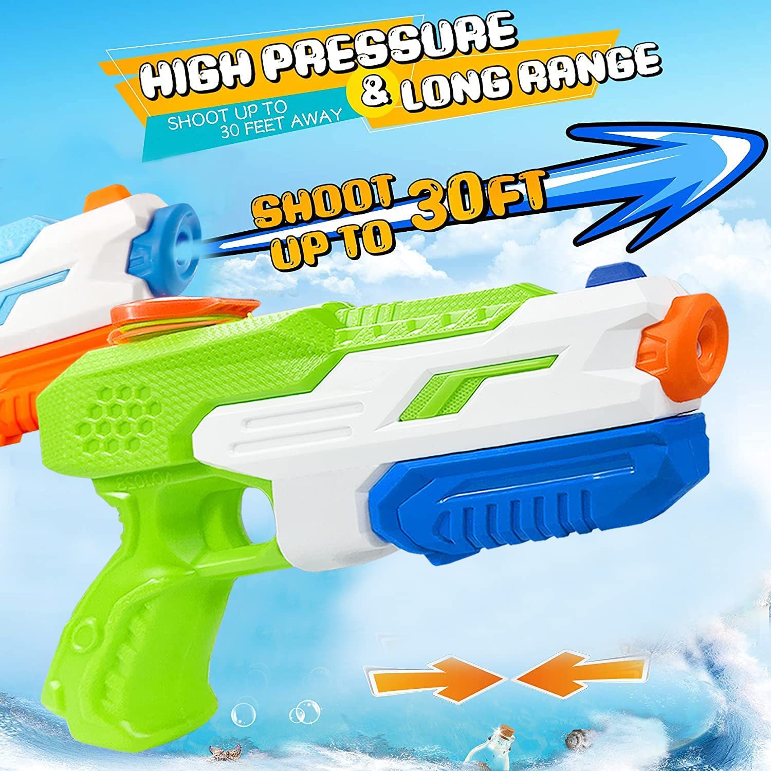 Pistolas de agua de 600CC, pis - Kids Outdoor Yard Toys reseña y precio